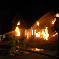 "The Shield" house fire